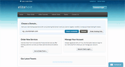 Desktop Screenshot of my.elitehost.co.za